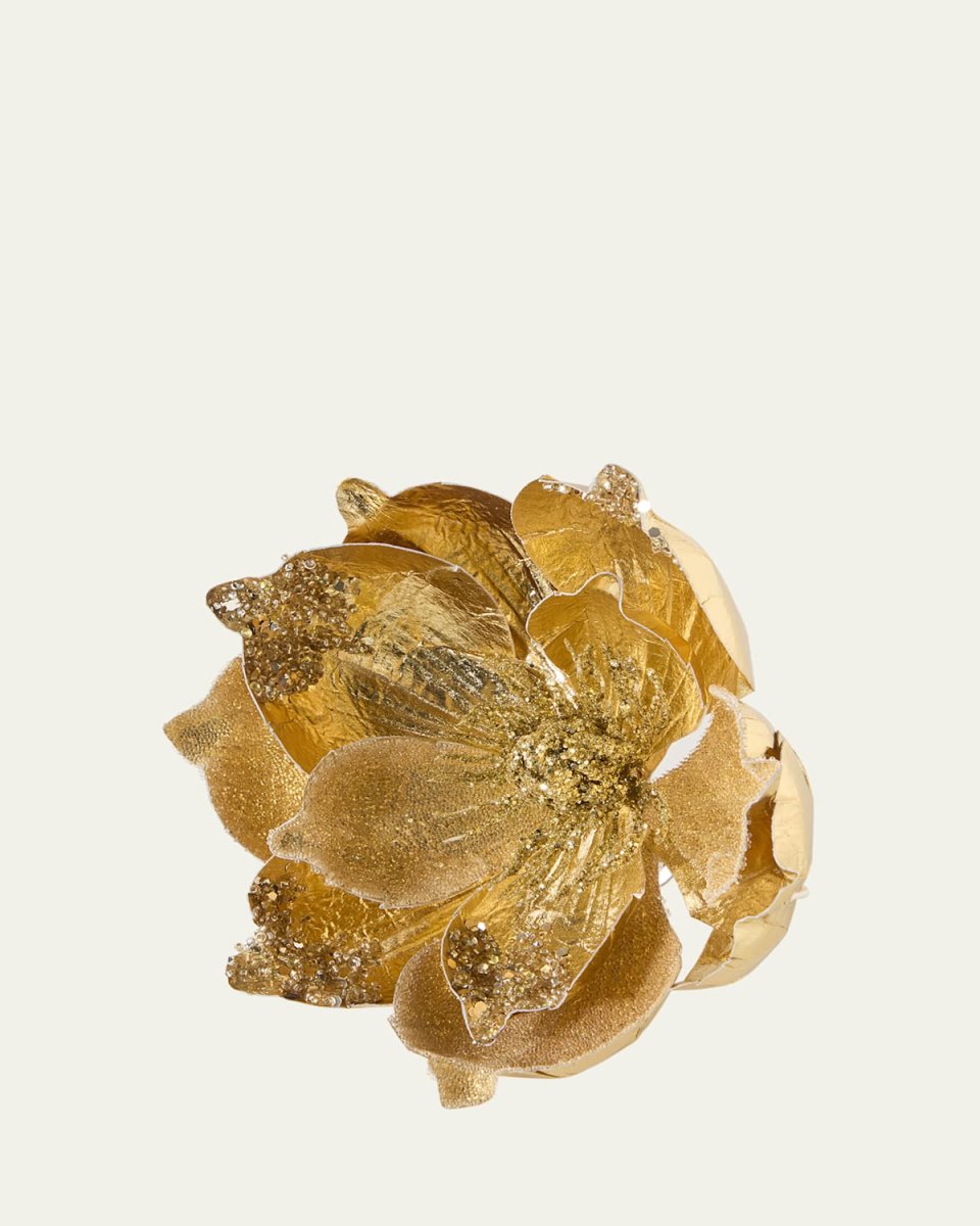 Sparkly Magnolia Christmas Tree Clip
